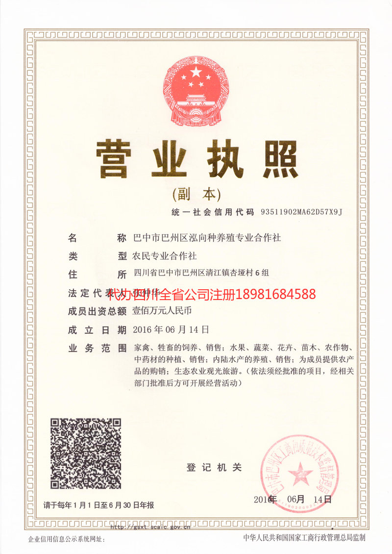 东坡东坡泓向种养殖专业合作社